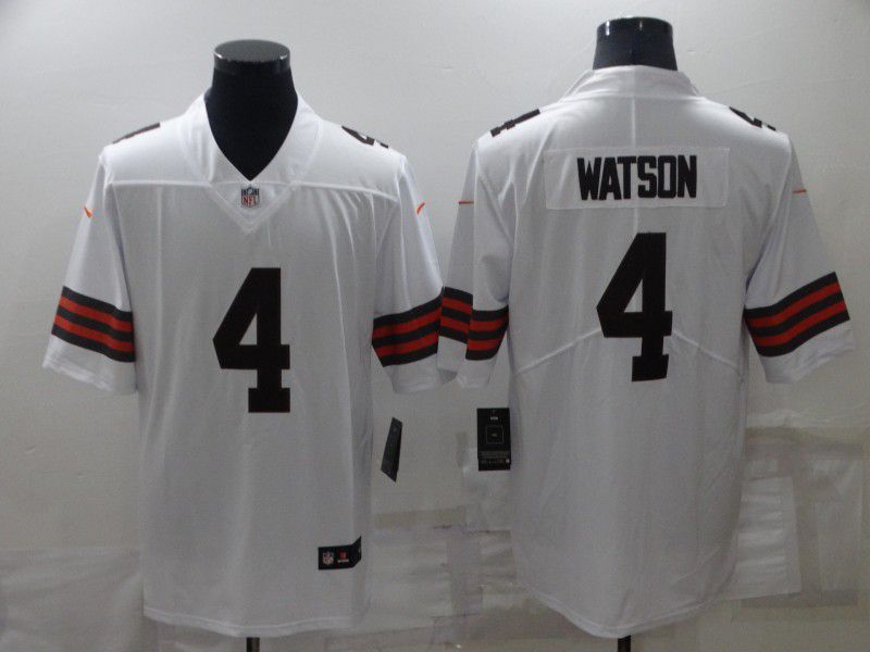 Men Cleveland Browns #4 Watson White 2022 Nike Limited Vapor Untouchable NFL Jersey